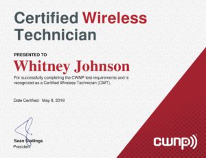 Certified Wireless Technician